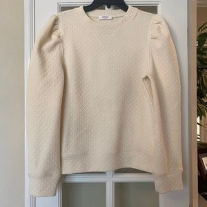 Cream lightweight sweatshirt